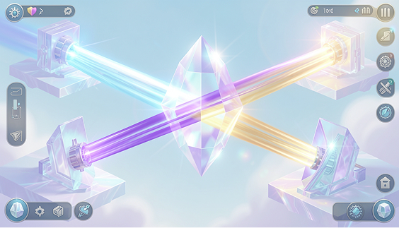 Prisms, mirrors, lenses, and color-combination mechanics